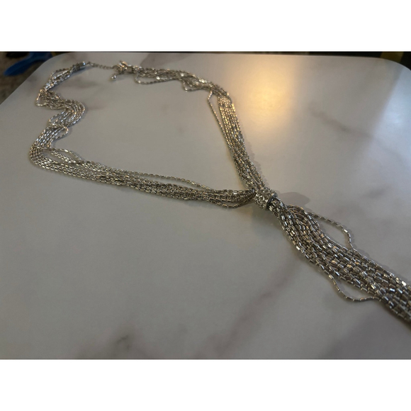 Silpada sterling silver tassel necklace with a lobster clasp - Picture 6 of 7